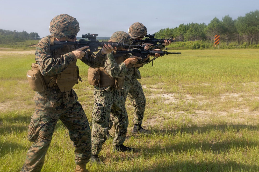 Naval Midshipmen attend CORTRAMID East aboard Camp Lejeune