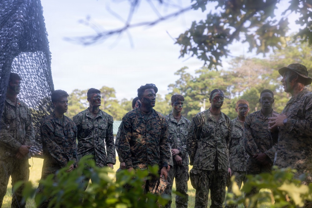 Naval Midshipmen attend CORTRAMID East aboard Camp Lejeune