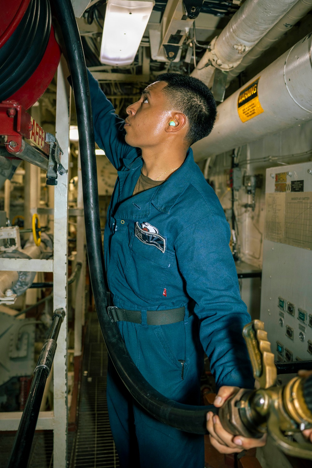 Milius Sailors Maintain Main Spaces