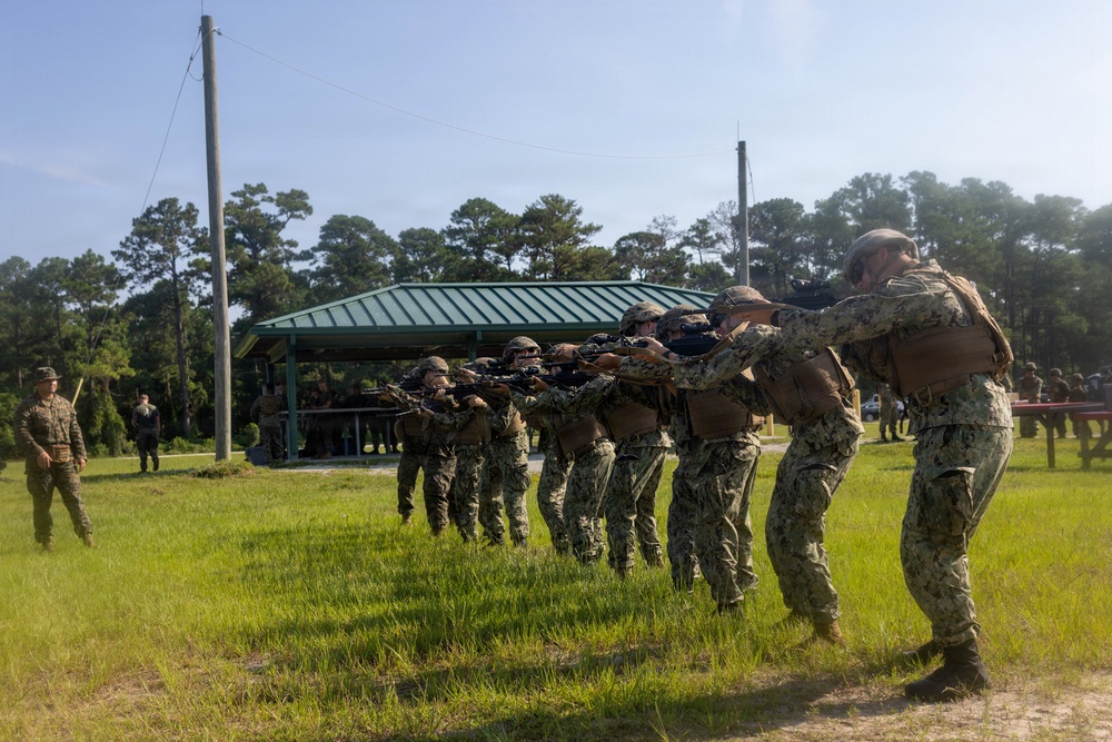 Naval Midshipmen attend CORTRAMID East aboard Camp Lejeune