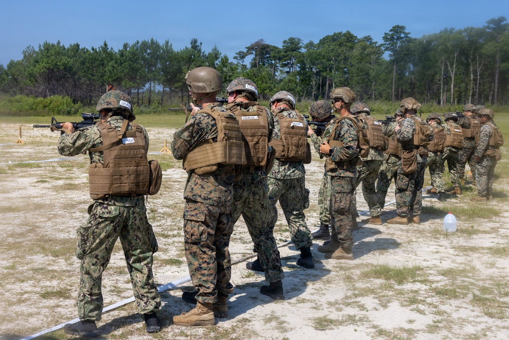 Naval Midshipmen attend CORTRAMID East aboard Camp Lejeune
