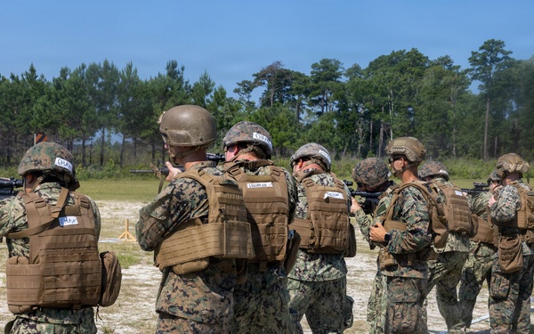 Naval Midshipmen attend CORTRAMID East aboard Camp Lejeune