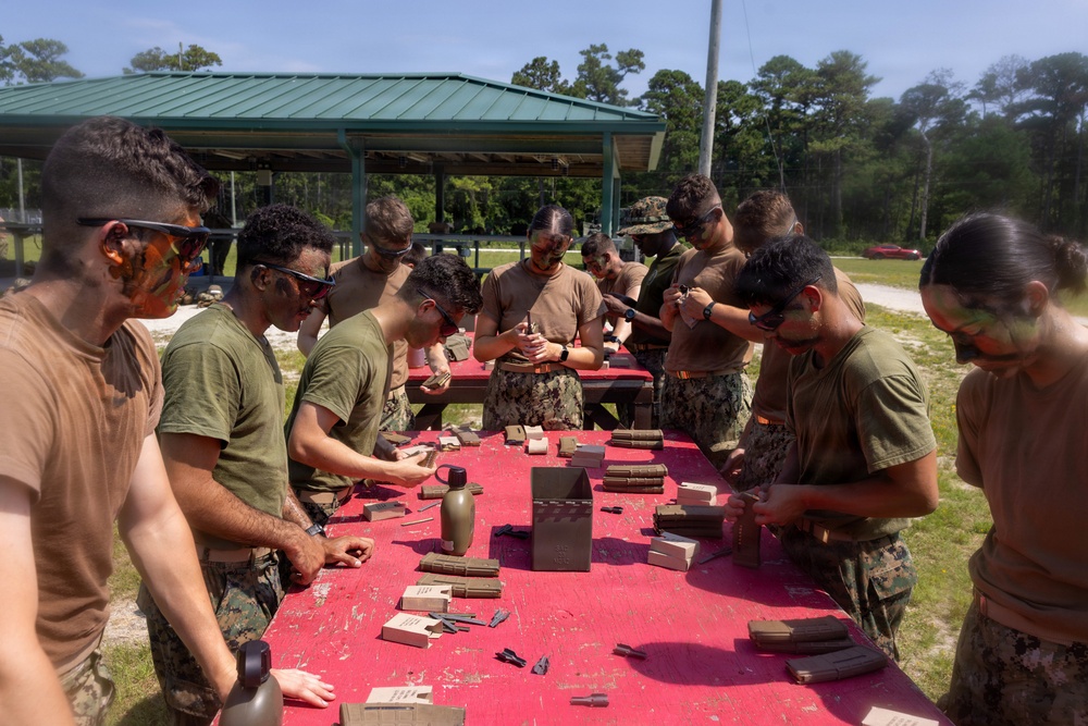 Naval Midshipmen attend CORTRAMID East aboard Camp Lejeune