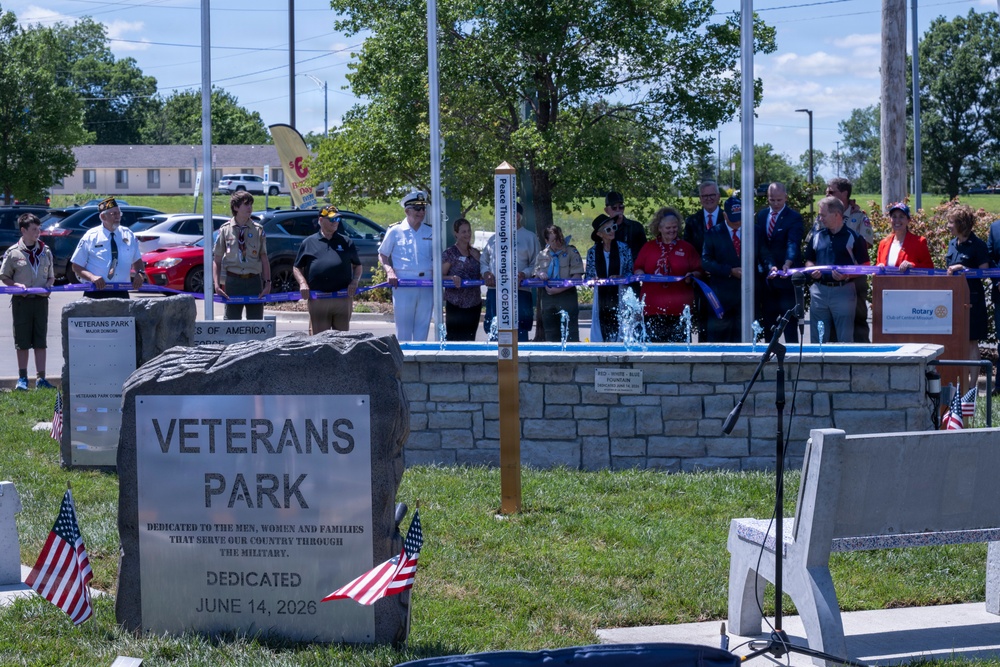 Warrensburg Veterans Park opening