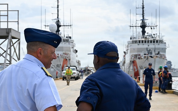 Coast Guard welcomes two cutters to new Virginia homeport