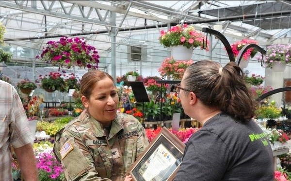Businesses receive appreciation certificates from Fort McCoy Garrison commander for community support