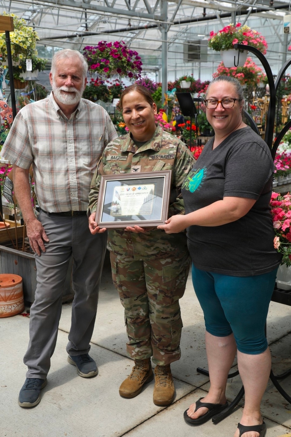 Businesses receive appreciation certificates from Fort McCoy Garrison commander for community support