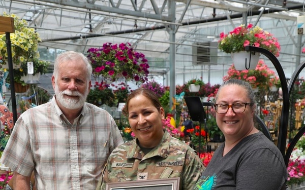 Businesses receive appreciation certificates from Fort McCoy Garrison commander for community support