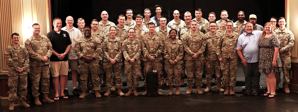 Illinois National Guard’s 144th Army Band Ends America’s 250th Birthday Weekend With a Special Concert in Sandwich’s Historic Opera House