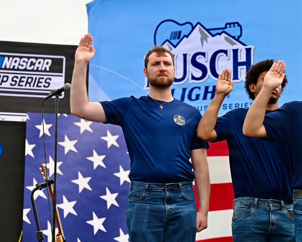 Joint Enlistment Ceremony at Chicagoland Speedway 2026