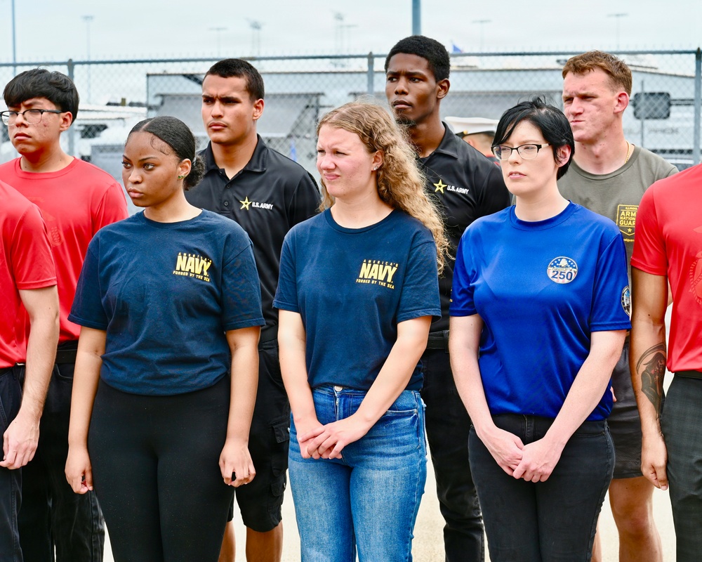 Joint Enlistment Ceremony at Chicagoland Speedway 2026