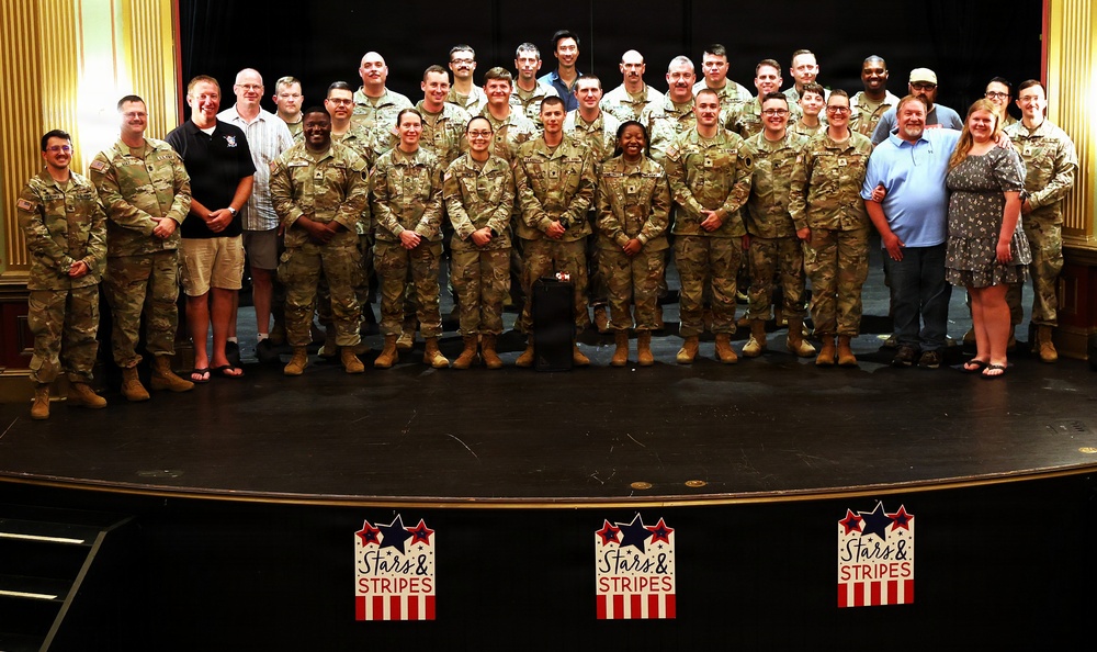 Illinois National Guard’s 144th Army Band Ends America’s 250th Birthday Weekend With a Special Concert in Sandwich’s Historic Opera House