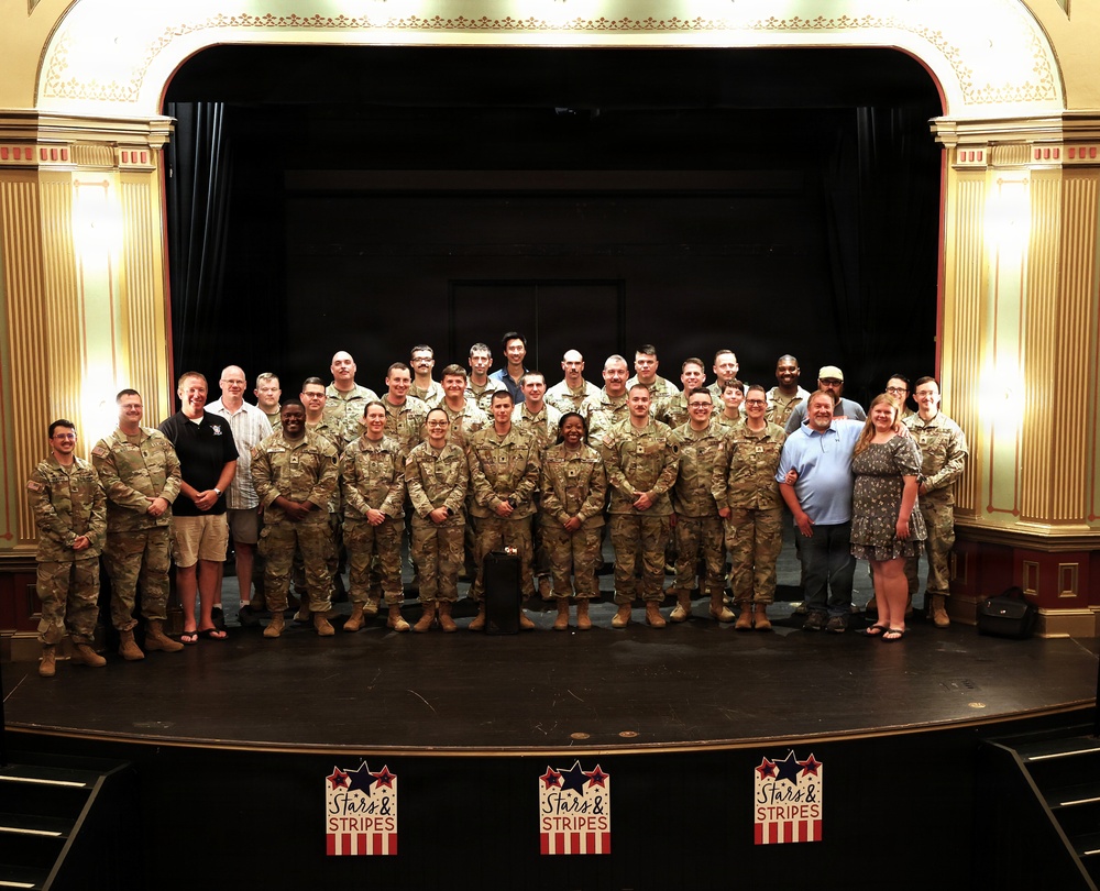 Illinois National Guard’s 144th Army Band Ends America’s 250th Birthday Weekend With a Special Concert in Sandwich’s Historic Opera House