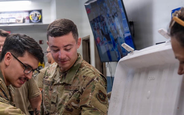 437th Aircraft Maintenance Squadron and American Red Cross collaborate for Squadron morale boost