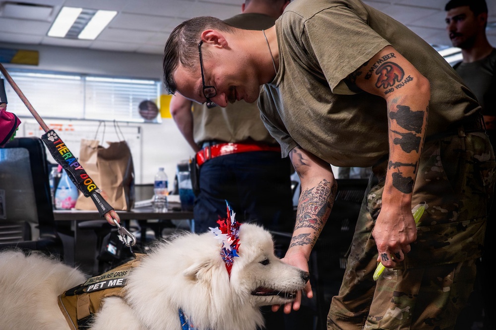 437th Aircraft Maintenance Squadron and American Red Cross collaborate for Squadron morale boost