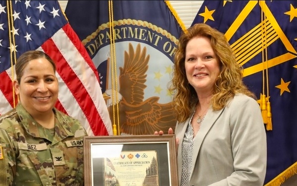 Fort McCoy Garrison commander recognizes Tomah VA Medical Center leaders for supporting military community