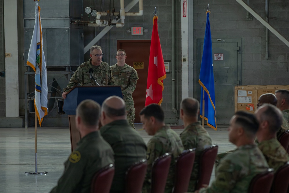 1st Mobile Brigade Combat Team Transfer of Authority Ceremony