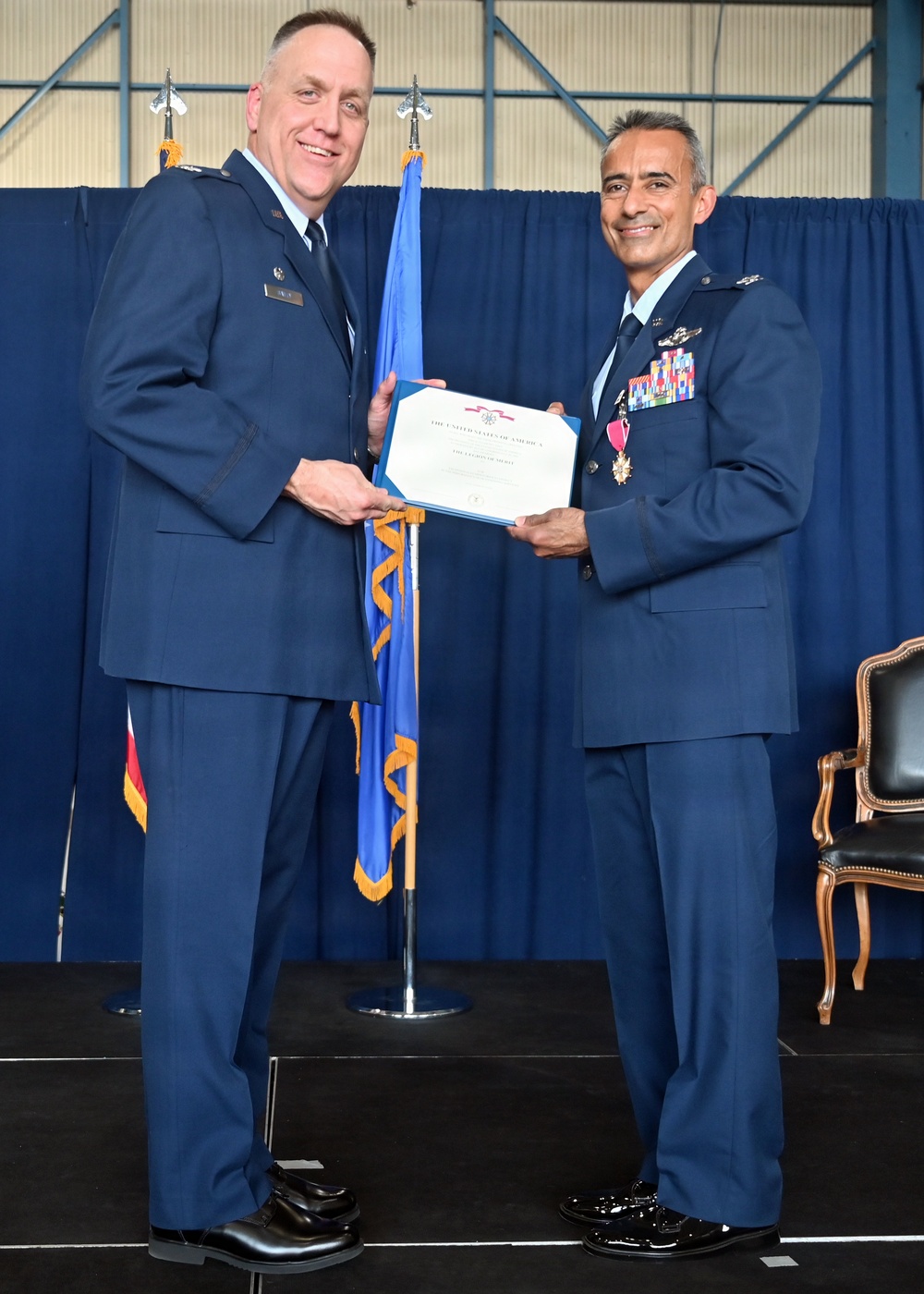 Col. Oberoi Retirement Ceremony - July 11, 2026 - Legion of Merit Certificate