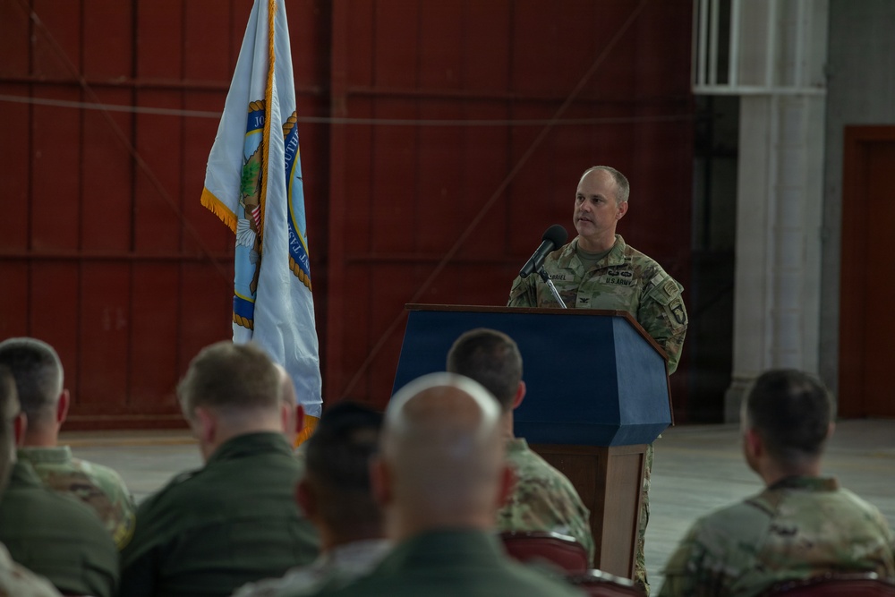 1st Mobile Brigade Combat Team Transfer of Authority Ceremony
