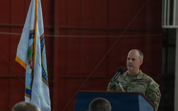 1st Mobile Brigade Combat Team Transfer of Authority Ceremony