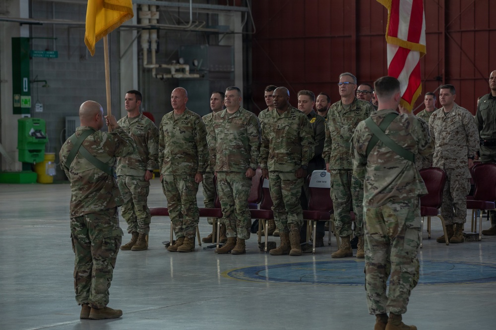 1st Mobile Brigade Combat Team Transfer of Authority Ceremony