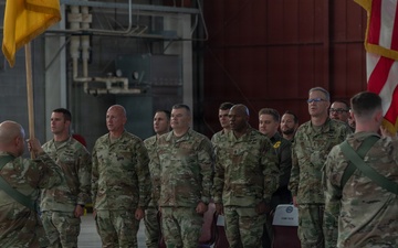 1st Mobile Brigade Combat Team Transfer of Authority Ceremony