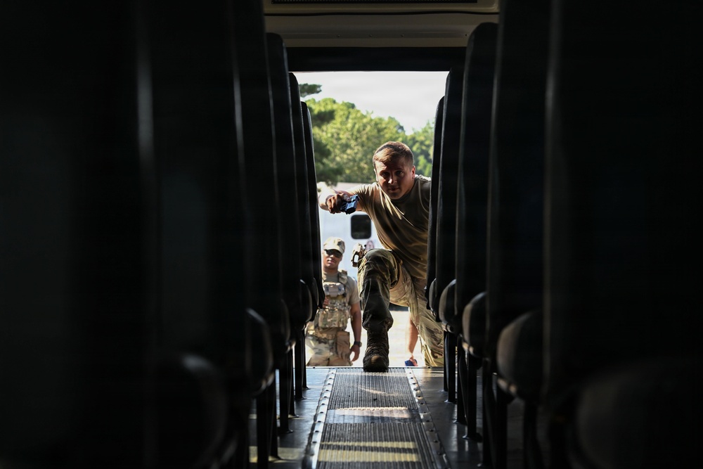 19th Combat Air Base Squadron, 19th Security Forces Squadron, and 19th Civil Engineering Squadron come together for an active-shooter exercise