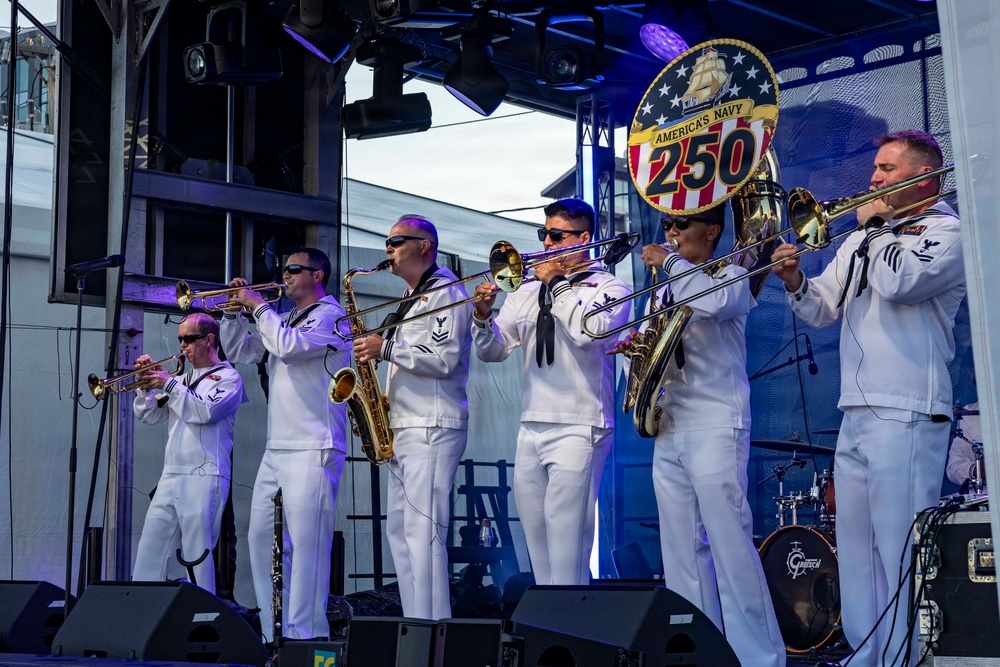 Jack Tar Brass Band Performs in Boston for Sail250 Boston