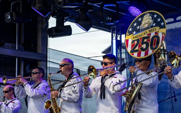 Jack Tar Brass Band Performs in Boston for Sail250 Boston