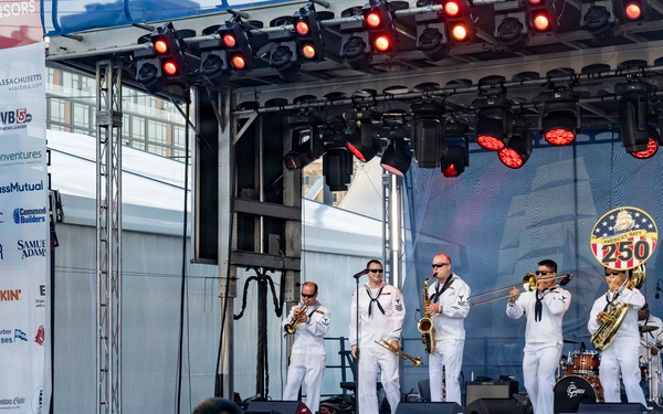 Jack Tar Brass Band Performs in Boston for Sail250 Boston