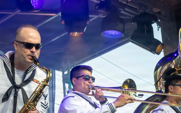 Jack Tar Brass Band Performs in Boston for Sail250 Boston