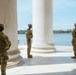 JTF- DC Mississippi Guardsmen Patrol Jefferson Memorial
