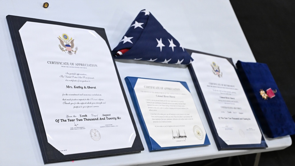 Col. Oberoi Retirement Ceremony - July 11, 2026 - Retirement Honors
