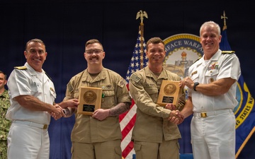 SWOBOSS and SURFLANT Present the Junior Officer Shiphandler of the Year Award