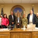 Fort McCoy Garrison commander presents Monroe County leaders with Garrison Certificates of Appreciation during Board of Supervisors meeting
