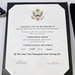 Col. Oberoi Retirement Ceremony - July 11, 2026 - Certificate