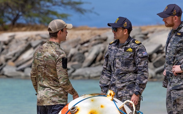 Multinational partners conduct mine countermeasure training during RIMPAC 2026