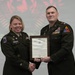 CW3 Amanda Slugay promotion ceremony
