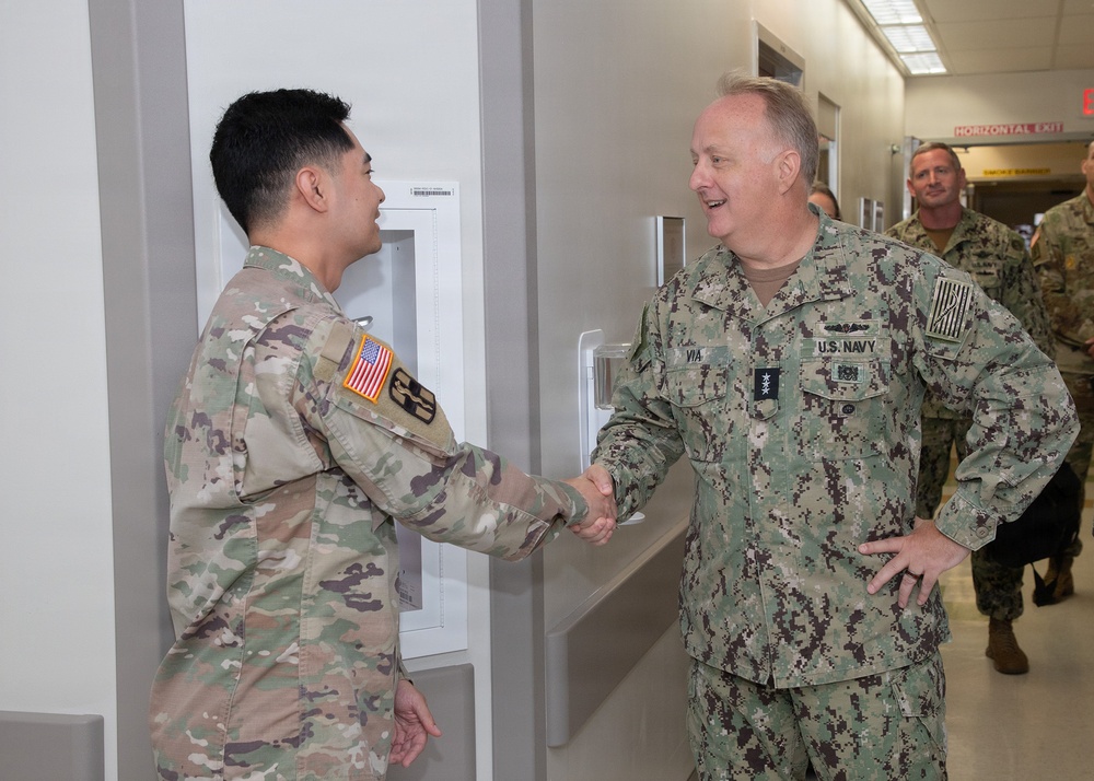DHA Director visits Tripler Army Medical Center