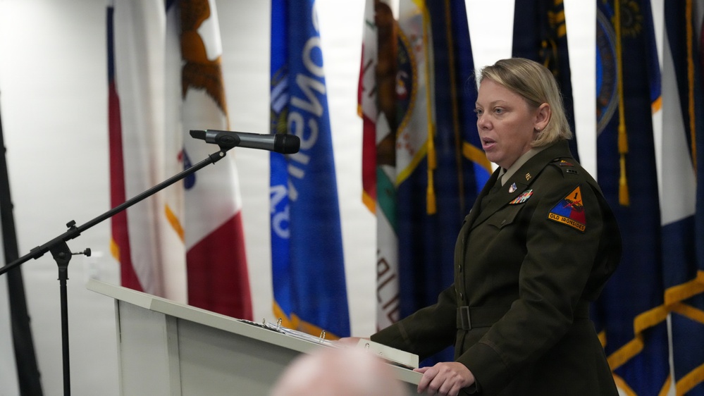 CW3 Amanda Slugay promotion ceremony