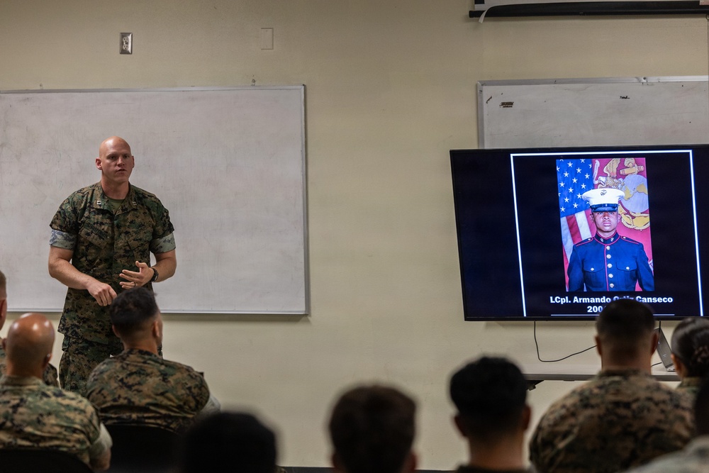 BLT 2/4 Honors Lance Cpl. Armando Ortiz Canseco with Memorial Service