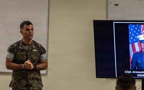 BLT 2/4 Honors Lance Cpl. Armando Ortiz Canseco with Memorial Service