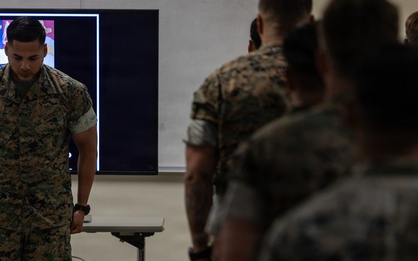 BLT 2/4 Honors Lance Cpl. Armando Ortiz Canseco with Memorial Service