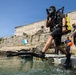 Royal Navy Clearance Diver Conducts Routine Casualty Drill at Sea Breeze 26