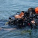 oyal Navy Clearance Diver Conducts Routine Casualty Drill at Sea Breeze 26