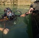 Royal Navy Clearance Diver Conducts Routine Casualty Drill at Sea Breeze 26