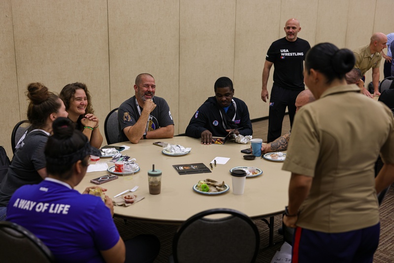 Marines Participate in State Chairpersons Breakfast