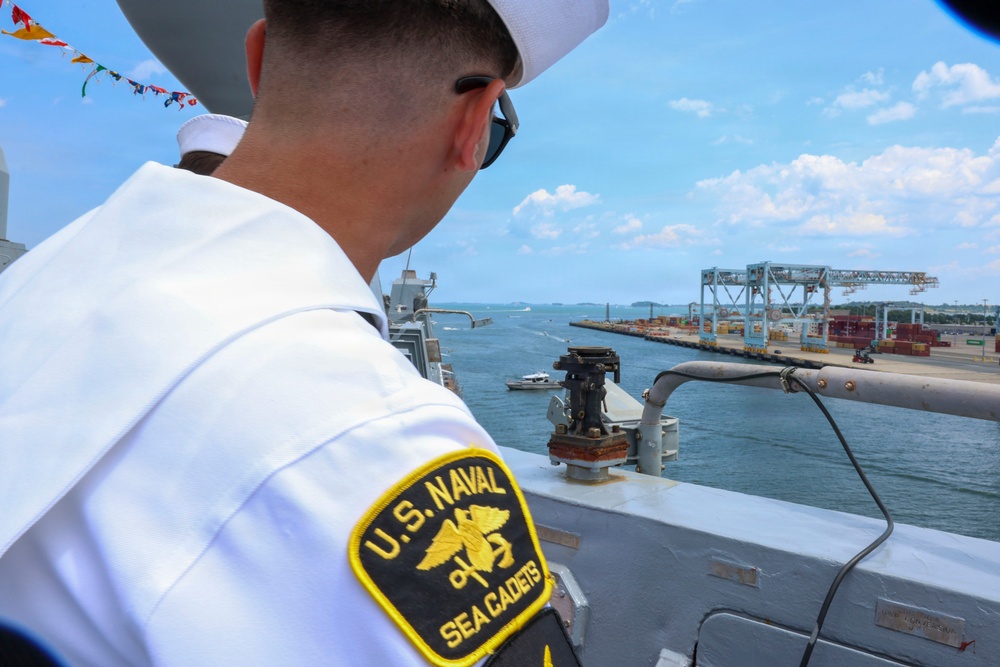 Sail250 Boston Sea Cadets Tour Arlington