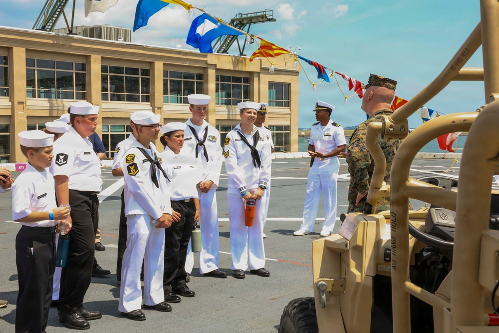 Sail250 Boston Sea Cadets Tour Arlington