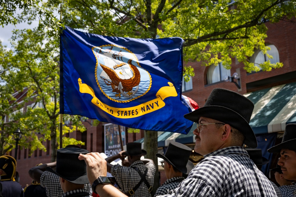 Sail250 Boston Crew and Cadet Parade